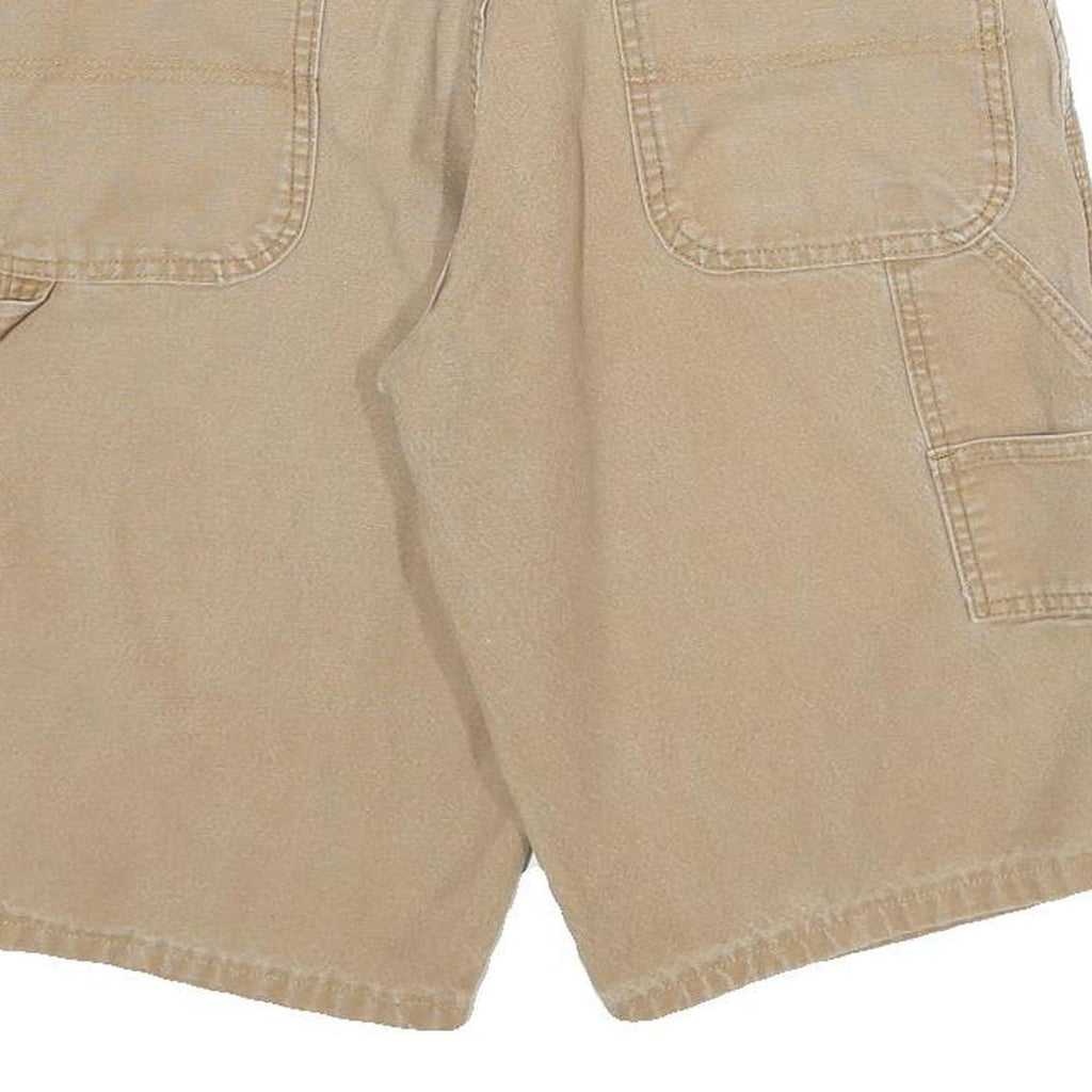 DICKIES Mens Shorts Beige Casual L W34 Cotton Workwear Utility Durable
