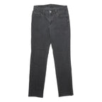 LEVI'S Mid Rise Skinny Womens Jeans Black Regular Skinny Denim W28 L30 Classic