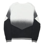 NIKE AIR Mens Black & Grey Crew Neck Sweatshirt L Cotton Blend Pullover