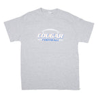 GILDAN Cougar Football Mens T-Shirt Grey USA L