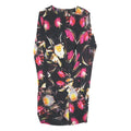 TED BAKER Womens Black Floral Pattern Bodycon Dress Polyester Blend Long Sleeve