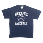 Big Rapids Baseball Mens T-Shirt Blue USA M