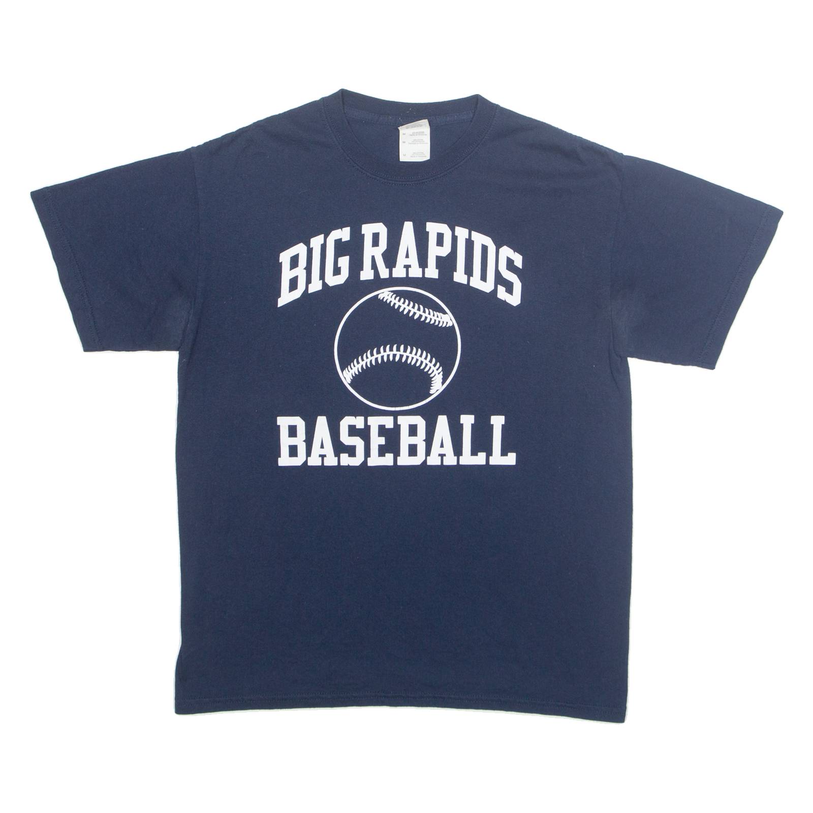 Big Rapids Baseball Mens T-Shirt Blue USA M