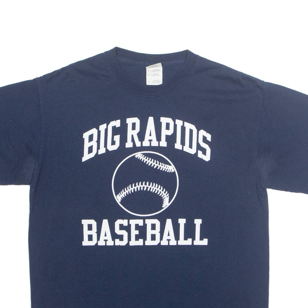 Big Rapids Baseball Mens T-Shirt Blue USA M