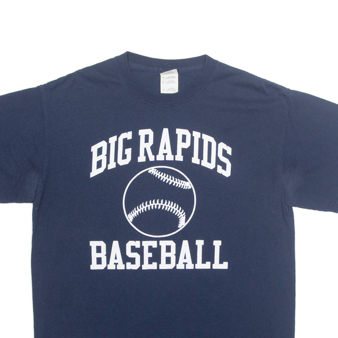 Big Rapids Baseball Mens T-Shirt Blue USA M