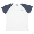 REEBOK Womens T-Shirt White Crew Neck UK 12