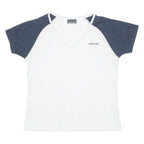 REEBOK Womens T-Shirt White Crew Neck UK 12