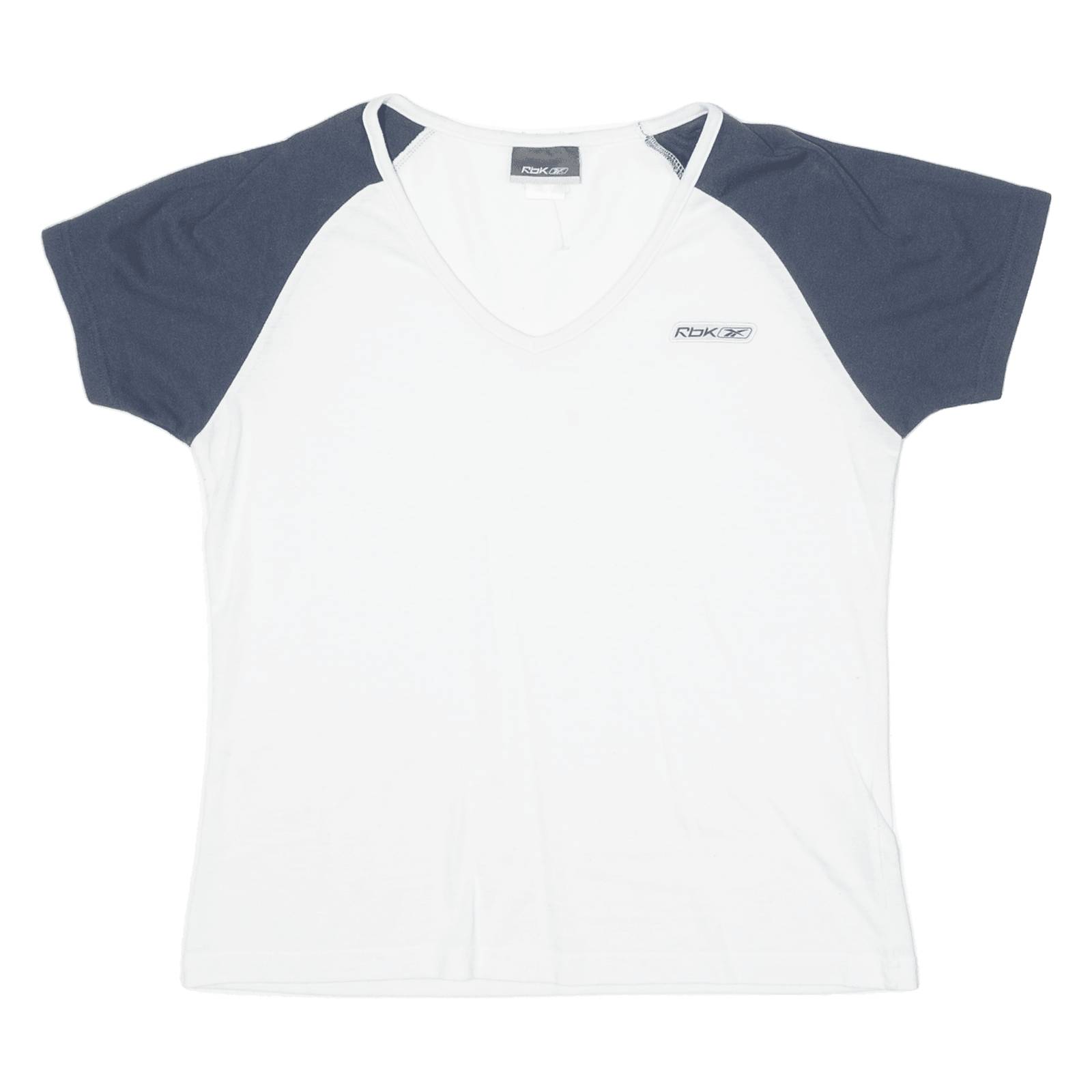 REEBOK Womens T-Shirt White Crew Neck UK 12