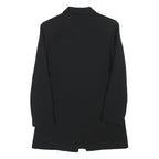MARELLA Womens Black Wool Blend Button Jacket S Plain Classic Tailored