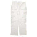 ZUCCHERO Womens Trousers White Regular Straight W32 L29