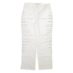 ZUCCHERO Womens Trousers White Regular Straight W32 L29