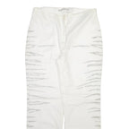 ZUCCHERO Womens Trousers White Regular Straight W32 L29