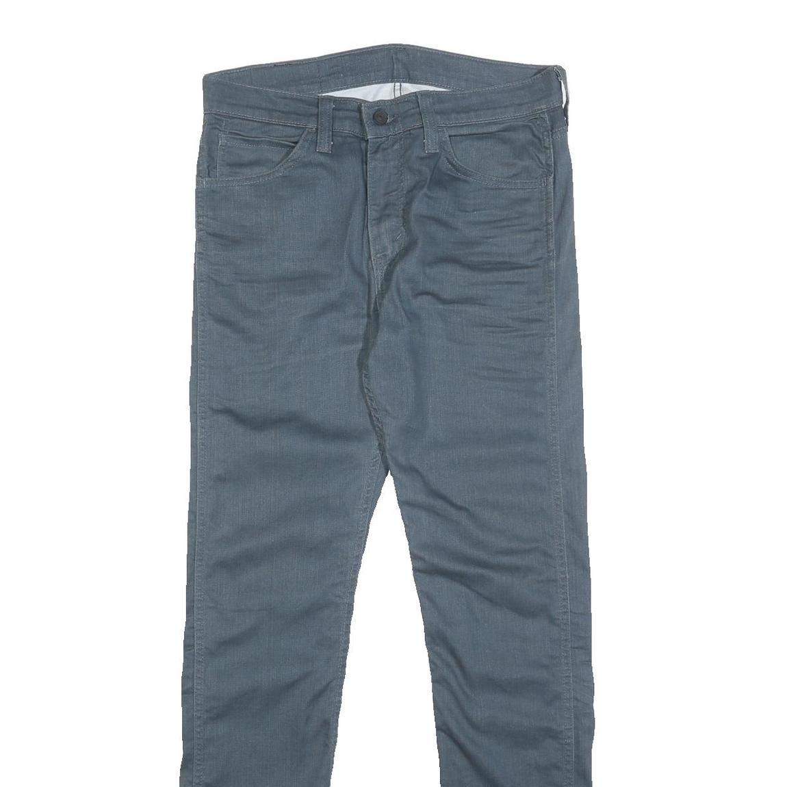 LEVI'S 510 Mens Slim Blue Denim Raw W32 L34 Slim Fit Zip Jeans