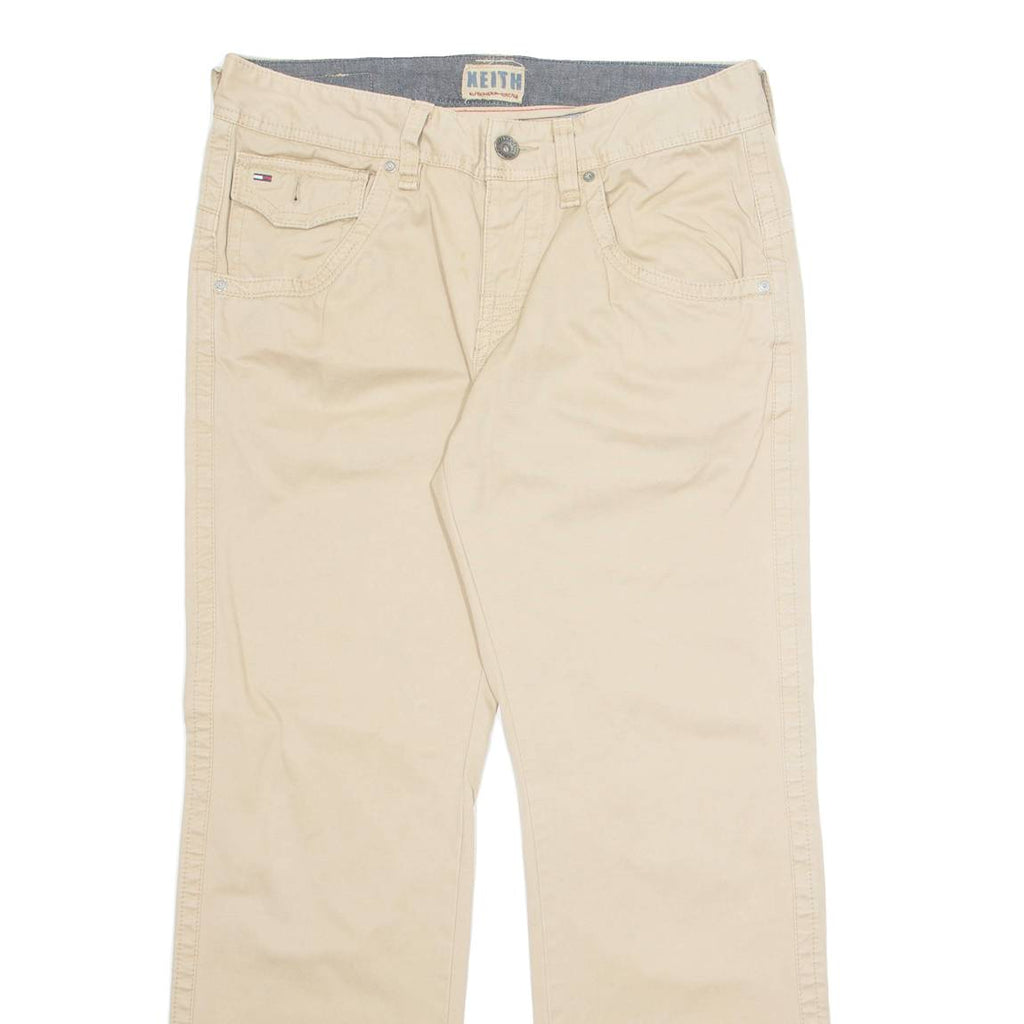 TOMMY HILFIGER Mens Trousers Beige Regular Straight W33 L29