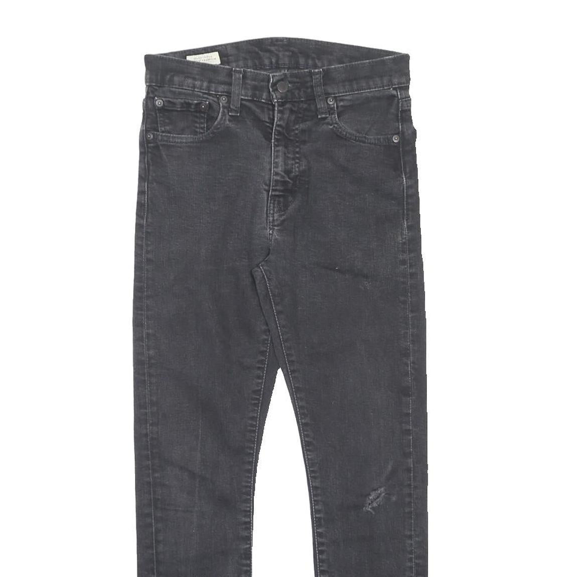 LEVI'S 510 Womens Slim Skinny Denim Dark Jeans W30 L30 Stretch Cotton Blend Zip
