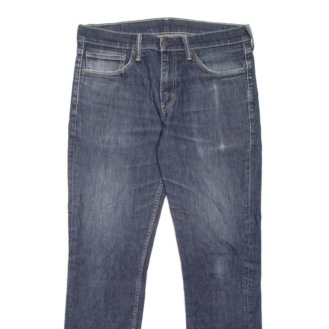 LEVI'S 511 Jeans Mens Blue Slim Straight Stone Wash W34 L32