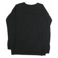 LEVI'S Mens Black Crew Neck XL Casual Cotton Sweatshirt Pullover Plain
