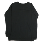 LEVI'S Mens Black Crew Neck XL Casual Cotton Sweatshirt Pullover Plain