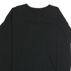 LEVI'S Mens Black Crew Neck XL Casual Cotton Sweatshirt Pullover Plain