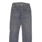 LEVI'S 501 Mens Jeans Blue Regular Straight Denim Medium W29 L32 Button Closure