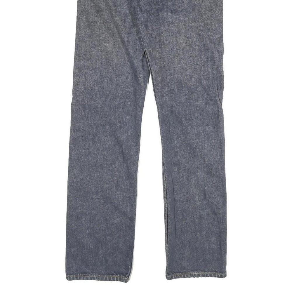 LEVI'S 501 Mens Jeans Blue Regular Straight Denim Medium W29 L32 Button Closure