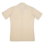 Mens Plain Shirt Yellow M