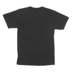 CHAMPION Mens Black Run The World University Graphic T-Shirt S Short Sleeve Crew
