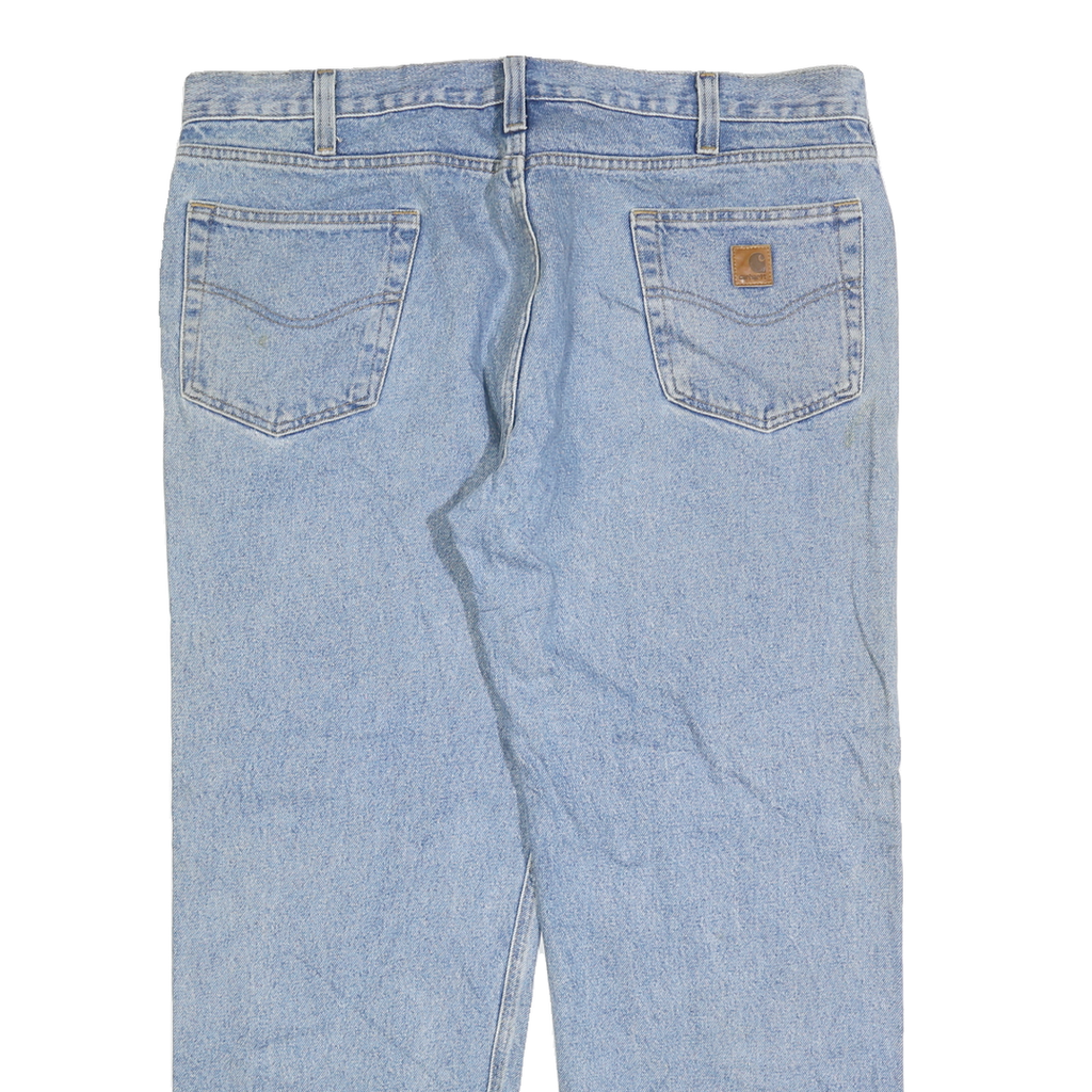 CARHARTT Mens Jeans Blue Relaxed Straight Denim Light W40 L30 Classic Workwear