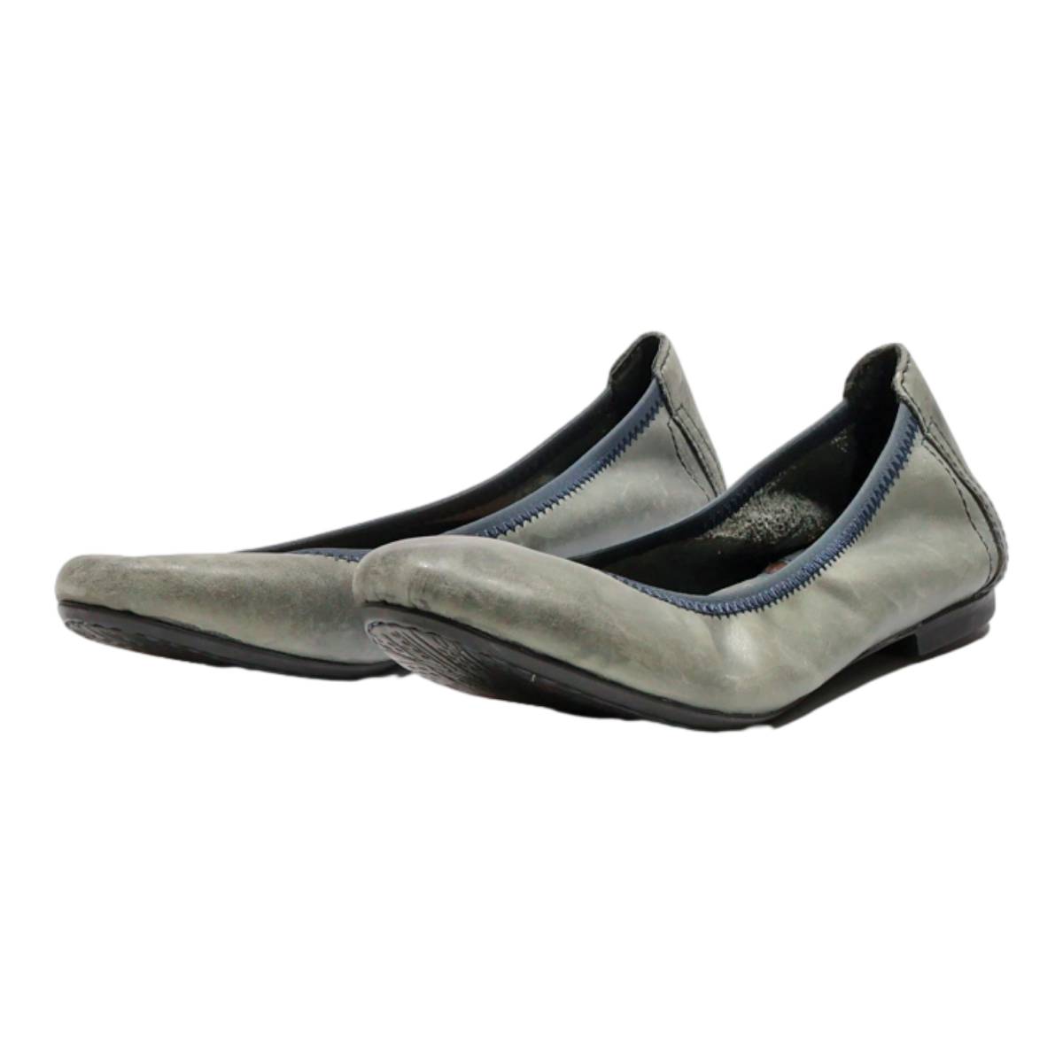 BORN Ballet Shoes Grey Synthetic Womens UK 5