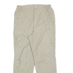 46 NORD Womens Polyester Blend Beige Regular Straight Trousers W28 L26 Cargo Zip