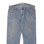 LEVI'S Mens Regular Fit Straight Leg Denim Light Blue Cotton Blend Jeans W38 L27