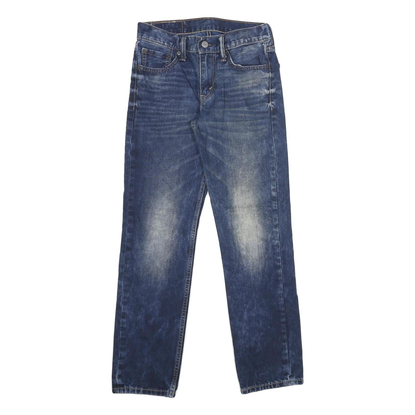 LEVI'S 511 Mens Slim Jeans Blue Denim Medium W28 L30 Zip Closure