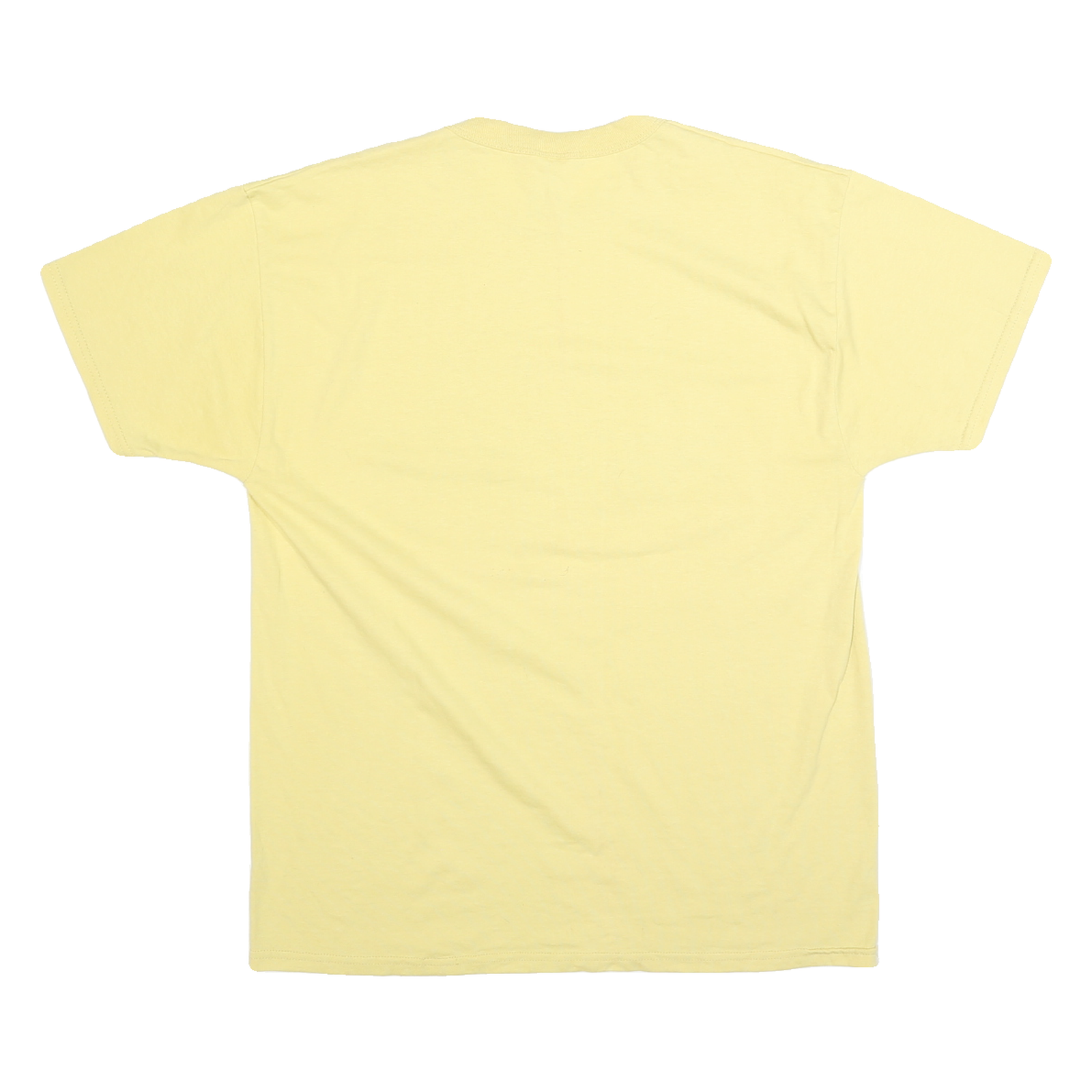 RUSSELL ATHLETIC Mens Yellow Pell City Panther Basketball T-Shirt M Short Sleeve