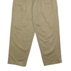 CHAPS RALPH LAUREN Mens Cotton Beige Relaxed Straight Trousers W36 L30 Classic