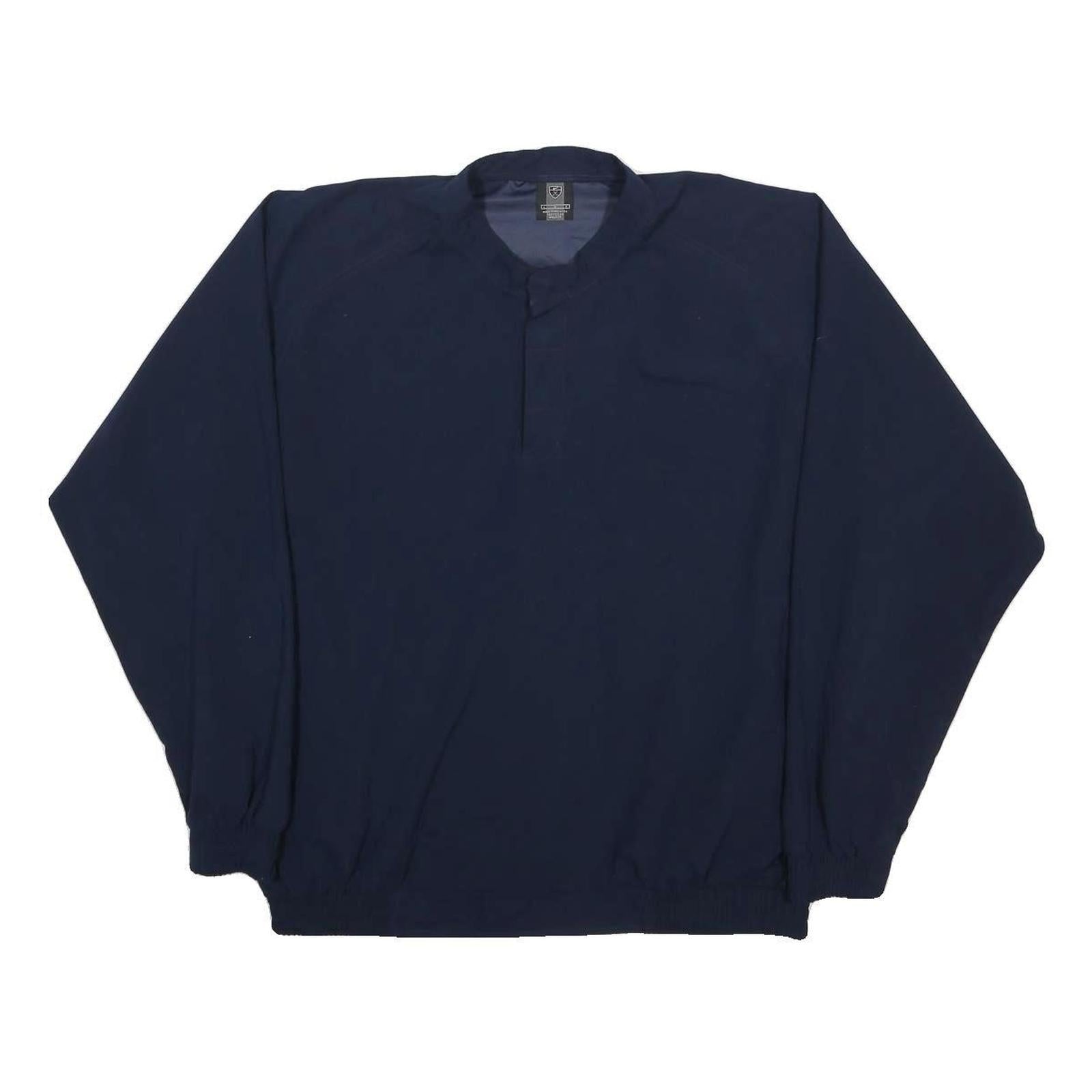 NIKE Mens Navy Crew Neck L Sweatshirt Pullover Casual Sportswear