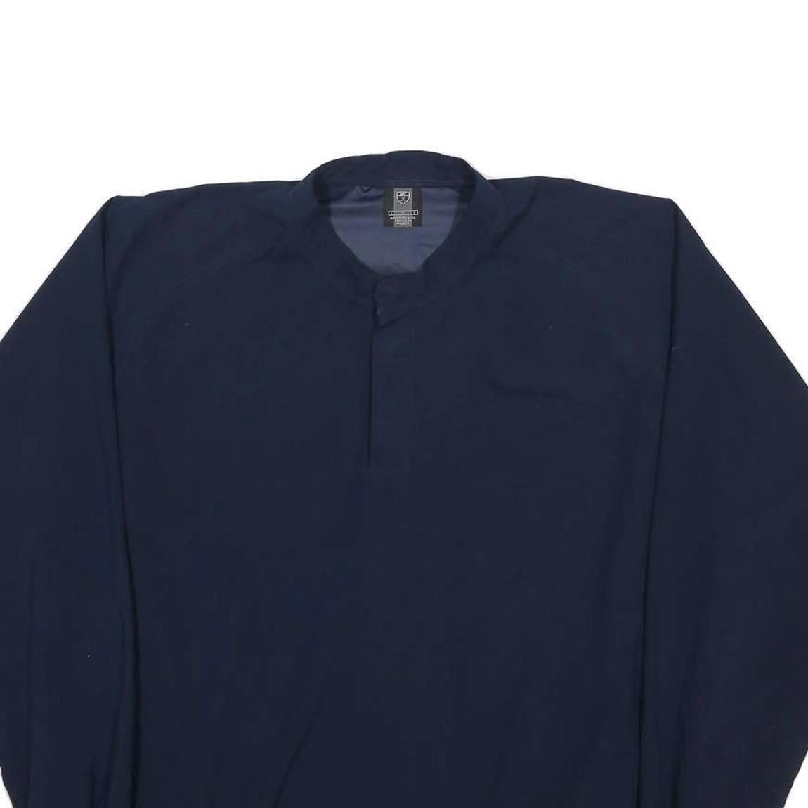 NIKE Mens Navy Crew Neck L Sweatshirt Pullover Casual Sportswear