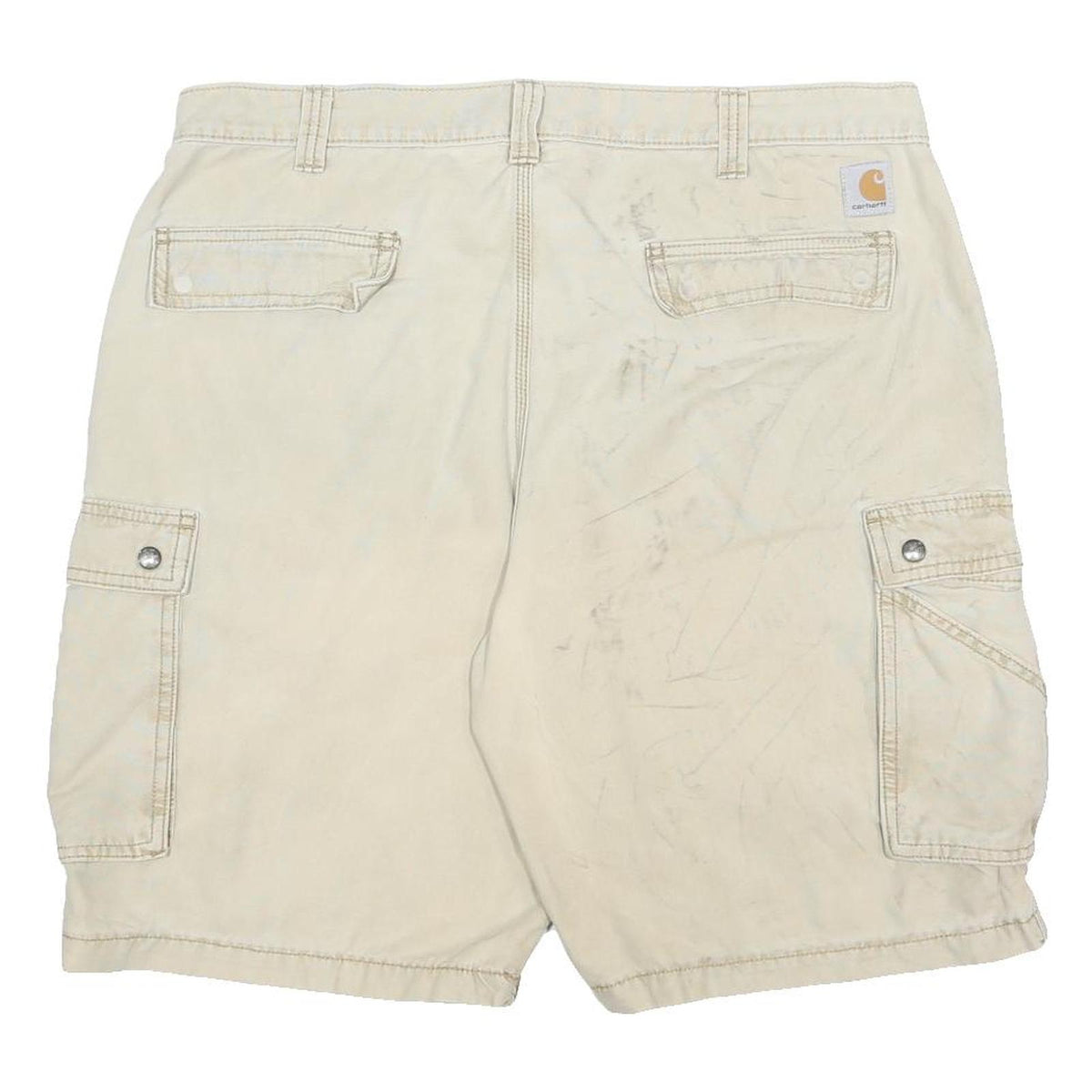 CARHARTT Mens Shorts Beige Casual Cargo XL W38 Relaxed Fit Pocketed