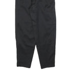 LINEA DONNA Womens Polyester Blend Black Regular Tapered Trousers W24 L26 Formal