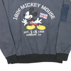 DISNEY Mens Blue Crew Neck M 1928 Mickey Mouse Graphic Sweatshirt