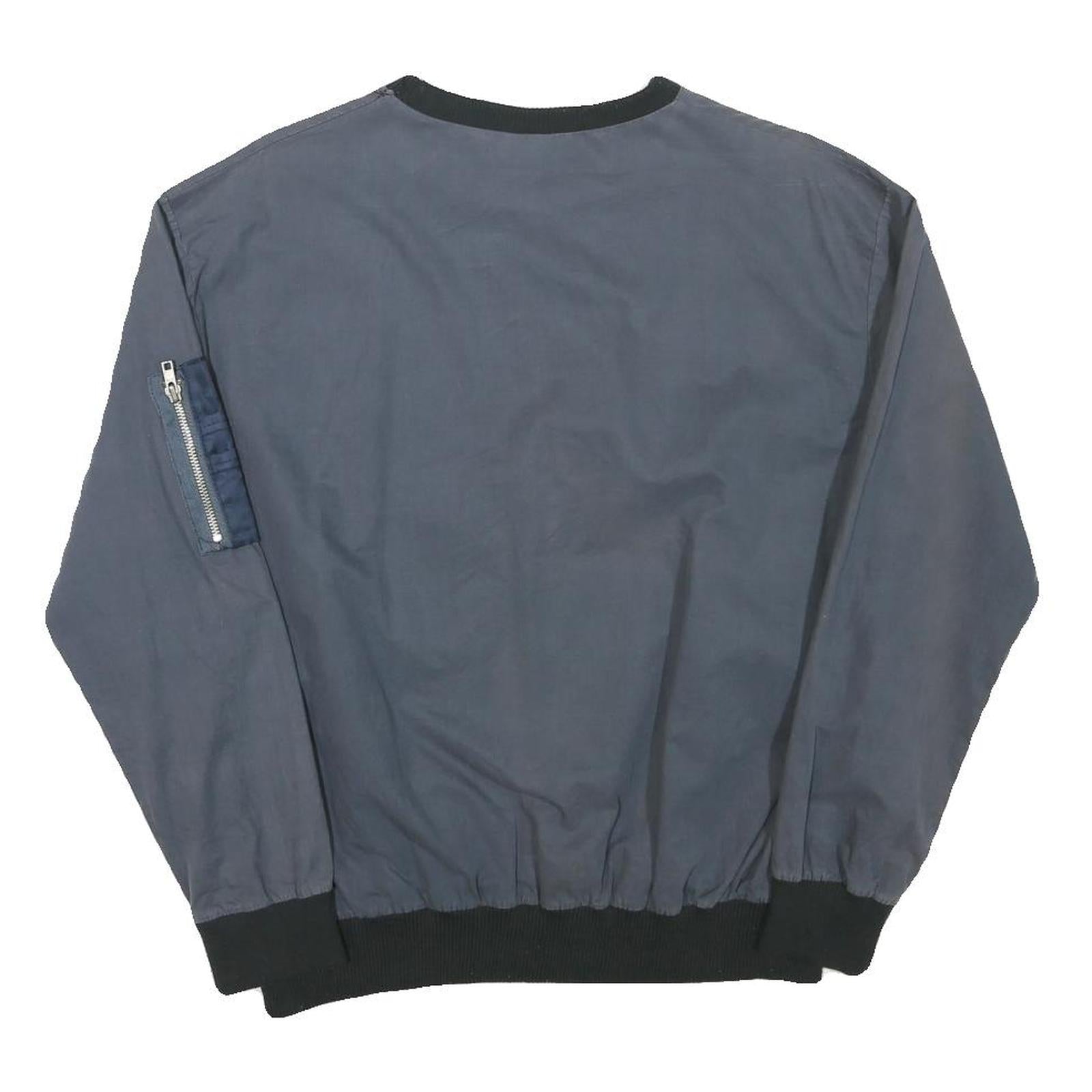 DISNEY Mens Blue Crew Neck M 1928 Mickey Mouse Graphic Sweatshirt