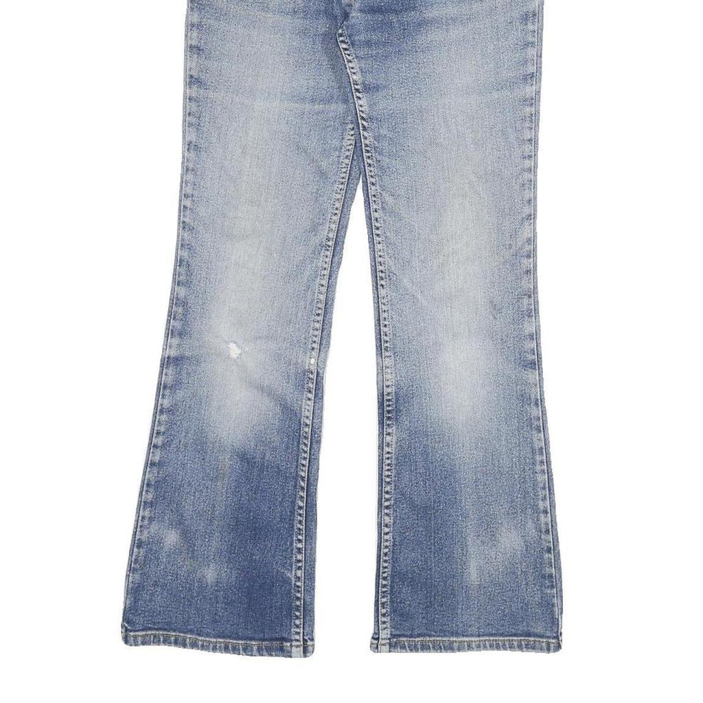 LEVI'S Womens Jeans Blue Regular Flared Denim Medium W26 L26 Button Closure