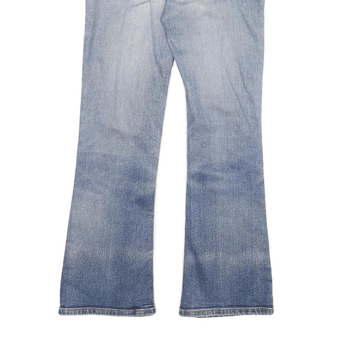 LEVI'S Womens Jeans Blue Regular Flared Denim Medium W26 L26 Button Closure