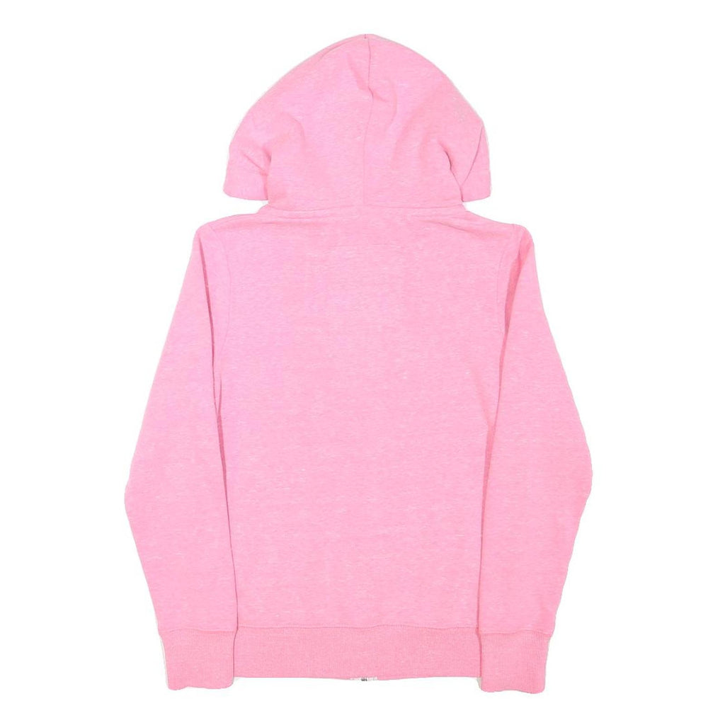 DIESEL Womens Pink Zip Hoodie XS Cotton Blend Casual Sweatshirt