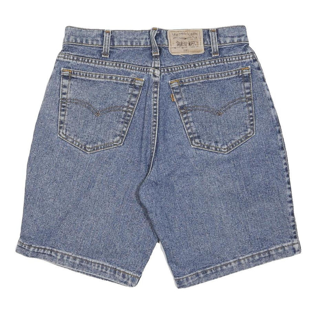 LEVI'S Womens Denim Blue Casual Shorts M W31 Classic Cotton Blend