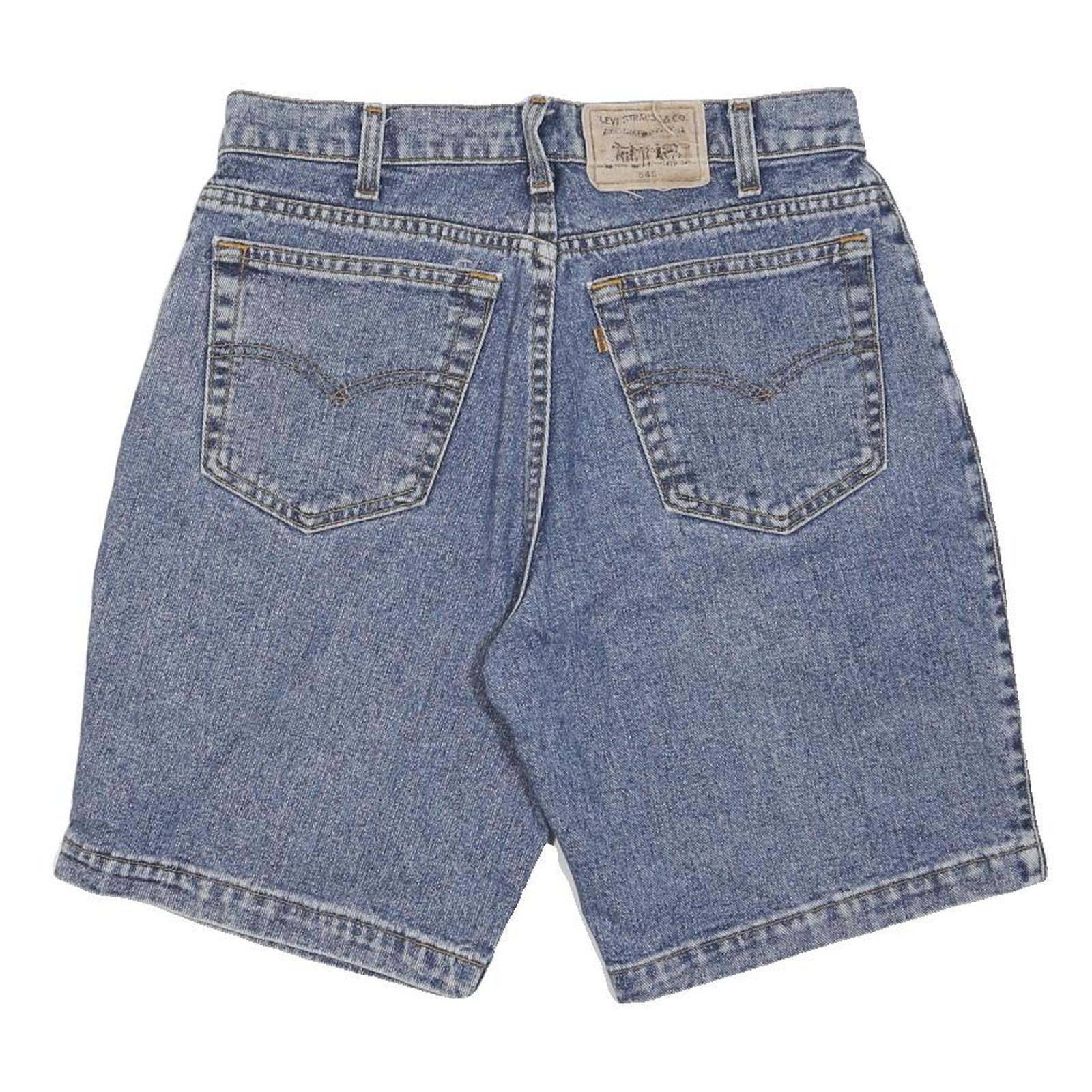 LEVI'S Womens Denim Blue Casual Shorts M W31 Classic Cotton Blend