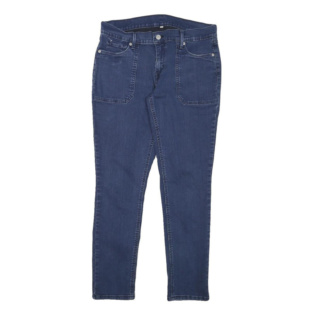 LEVI'S Womens Jeans Blue Slim Skinny Denim Medium W30 L27 Stretch Cotton Blend