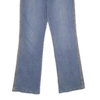 WILLI SMITH Womens Regular Blue Denim Straight Jeans W30 L32 Zip Cotton Blend