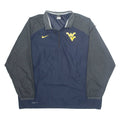 NIKE Mens Pullover Jacket Blue USA 2XL