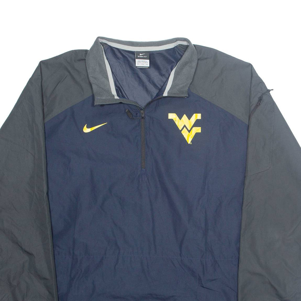 NIKE Mens Pullover Jacket Blue USA 2XL