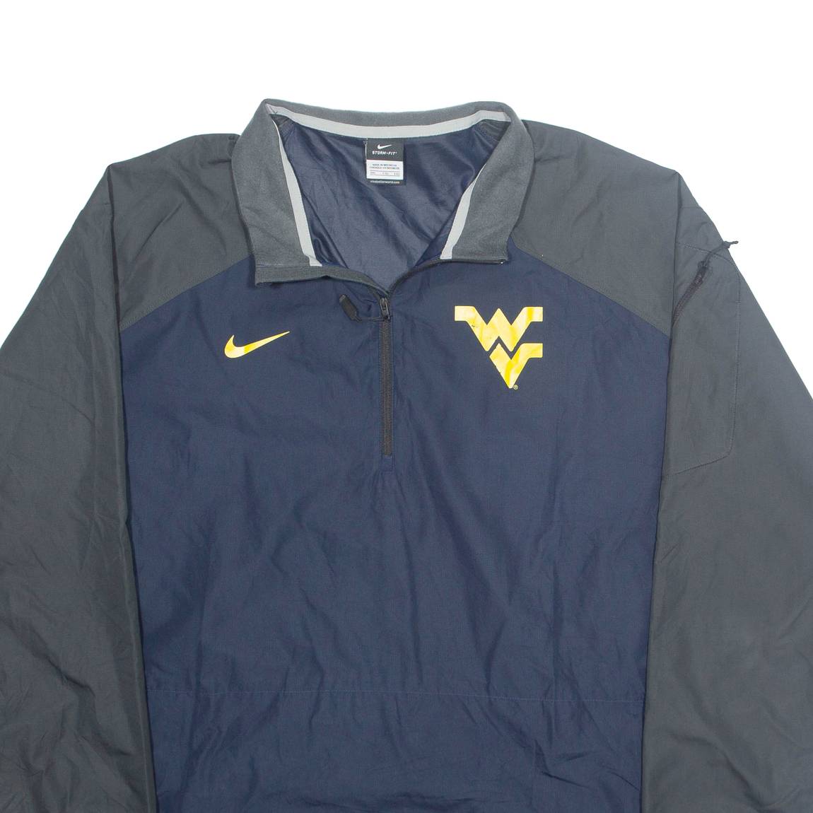 NIKE Mens Pullover Jacket Blue USA 2XL